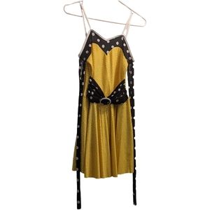 Curtain Call Costumes Yellow Sequins Dress S